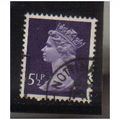 1975 GB 5 1/2P VIOLET F/U SG X869