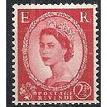 1960 SG614 2 1/2d Carmine Red Type II Wilding W...
