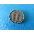 1957 QUEEN ELIZABETH II BRASS THREEPENCE FREE P...