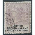 Becguanaland 1888 SG10 1d Lilac & Black Fine Us...