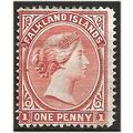 Falkland Islands 1894 SG20 1d Orange-Brown Moun...