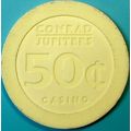 Jupiters. 50¢ Casino Chip. Gold Coast, Australi...