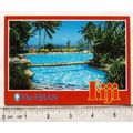 1990 postcard The Fijian Hotel Swimming Pools
