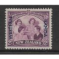 WESTERN SAMOA 1946 PEACE ISSUE 2d PURPLE SG 216...