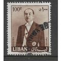 LEBANON 196O 100p BROWN PRESIDENT CHEHAB SG 660...