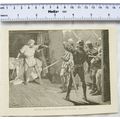 Vintage engraving - Richard assailed by the Aus...
