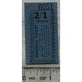Vintage: 2/1 single omnibus ticket, Williamson,...