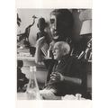 Picasso at Cannes in 1956 With Primitive Art Ph...