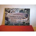 AN AERIAL VIEW, THE COLOSSEUM, ROME, ITALY unus...