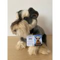 SCHNAUZER 12" TOY DOG, just as it is, personali...