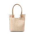 Women's Woven Bag Large Capacity Cowhide Handba...