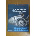 1966 FORMULA 1 BRITISH GRAND PRIX PROGRAMME @ B...