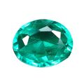 8.95 Ct Colombian Natural Green Emerald Oval Cu...