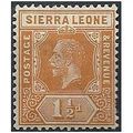 Sierra Leone 1913 SG114 1 1/2d Orange Mounted M...