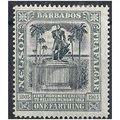 Barbados 1906 SG145 1/4d Black & Grey Nelson Ce...