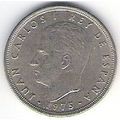 Espagne 5 PESETAS 1975