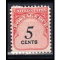 J93 5c Postage Due Just Clears MNH KA0566