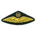 GREECE COAST GUARD PILOT GOLD BULLION WIRE WING...