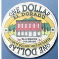 El Dorado. $1 Casino Chip. Black Hawk, CO. 13B.