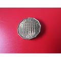 1953 QUEEN ELIZABETH II BRASS THREEPENCE CORONA...