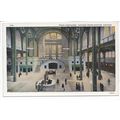 Railway Train Station Concourse Chicago Union Station USA Postcard 209