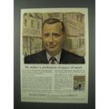 1960 Hartford Insurance Ad - Peace of Mind