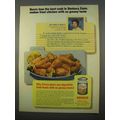 1963 Crisco Shortening Ad - Makes Fried Chicken