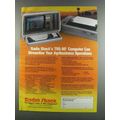 1982 Radio Shack TRS-80 III Computer & Line Printer Ad