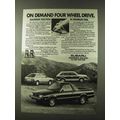 1982 Subaru Brat, Hatchback, Wagon Ad