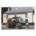 Road Roller outside The Grapes Hotel Wrea Green...