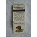 old Matchbook Cover - Animals - Water Vole
