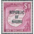 Nauru 1968 $1 magenta SG93 MNH