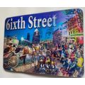 6ixth Street Austin, Texas 3D Fridge Magnet