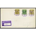 Money Bags in Purple Fancy Cancel Registered Co...