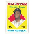1988 Topps baseball card 387 Willie Randolph Al...