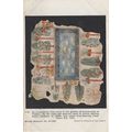 Egyptian Fish Pond Antique Fishes Mural 1500 BC...