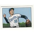 1990 Bowman Sweepstakes Art card Bret Saberhagen