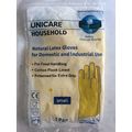 12 X Unicare Yellow Household Gloves Small 100%...