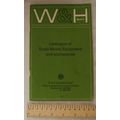 1975 W&H catalogue for Scale Model Equipment & ...