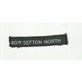 Scout Nametape UK - 40th Sefton North - Ribbon ...