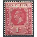 Fiji 1923 SG230 1d Carmine Red Mounted Mint