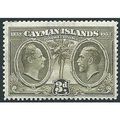 Cayman Islands 1932 SG90 3d Olive-Green Mounted...