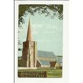 Sussex WEST TARRING Church Postcard by Christia...