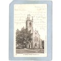 Rhode Island Woonsocket Postcard St Charles Chu...
