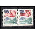2280a 25c U.S. Flag Very Fine MNH CNP Left 9 PA...