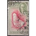 Barbados 1950 SG280 $1.20 Carmine & Green Good/...