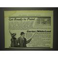 1914 Carter White Lead Paint Ad - Get Ready