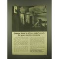 1965 Invester-Owned Electric Light & Power Companies Ad - Chasing