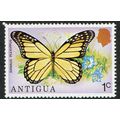 Antigua 1975 Butterflies 1c Multicoloured SG450 MM