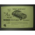 1954 Morris Oxford Car Ad - Today's good news